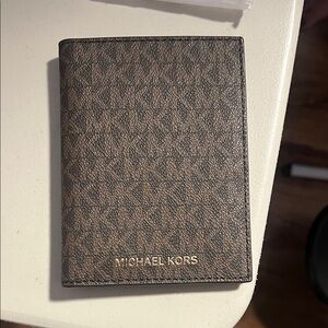Michael Kors Signature Brown Card Holder